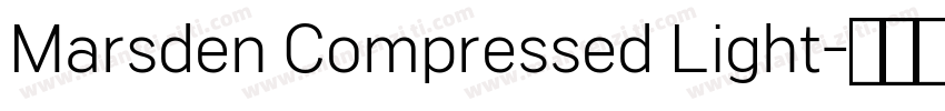 Marsden Compressed Light字体转换